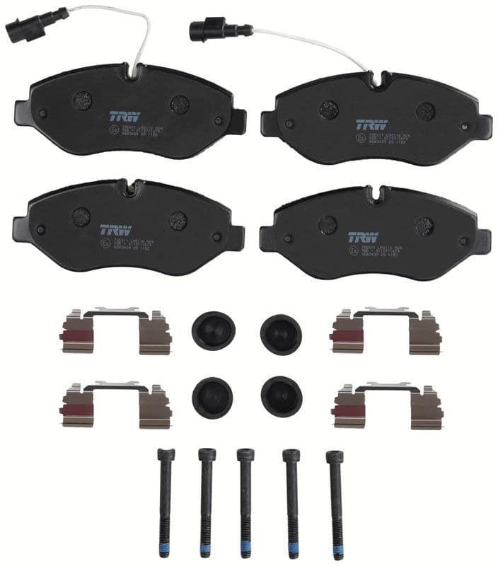 set placute frana,frana disc TRW GDB3439