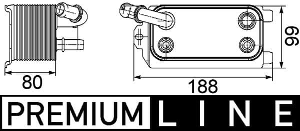 Radiator racire ulei, cutie de viteze automata MAHLE BEHR *** PREMIUM LINE *** CLC 72 000P