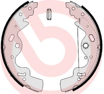 Set saboti frana BREMBO ESSENTIAL LINE S 44 506