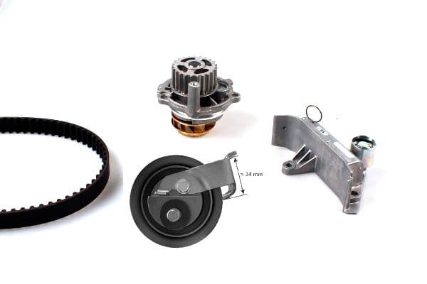Set pompa apa + curea dintata HEPU PK05728