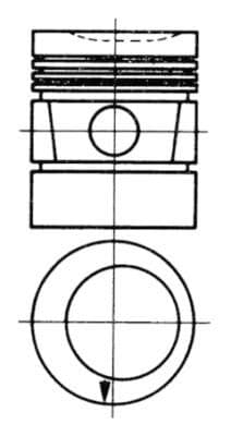 Piston KOLBENSCHMIDT 90278630