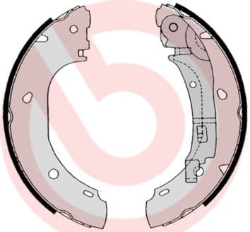Set saboti frana BREMBO ESSENTIAL LINE S 23 525