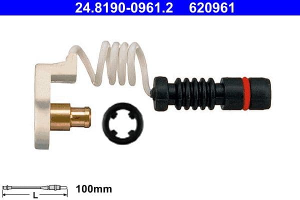 senzor de avertizare,uzura placute de frana ATE 24.8190-0961.2