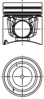 Piston KOLBENSCHMIDT 40666600