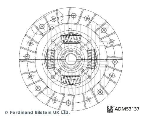 Disc ambreiaj BLUE PRINT ADM53137