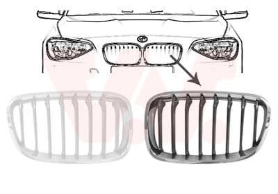 Grila radiator VAN WEZEL ** Equipart ** 0633511