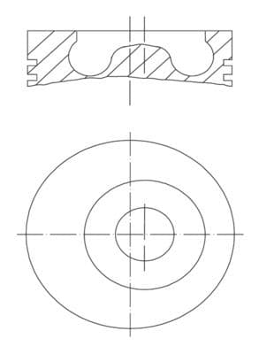 Piston MAHLE 016 02 01