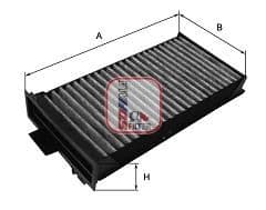 Filtru, aer habitaclu SOFIMA S 4125 CA