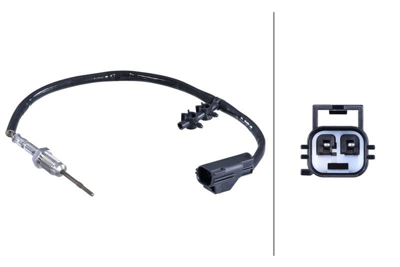 Senzor, temperatura gaze evacuare HELLA 6PT 358 284-291