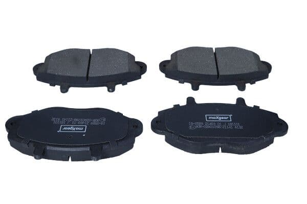 set placute frana,frana disc MAXGEAR 19-0589
