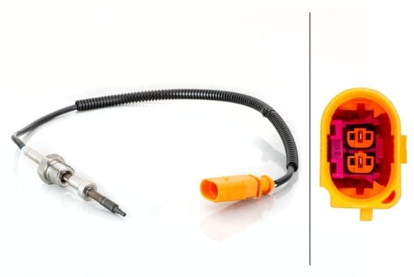 Senzor, temperatura gaze evacuare HELLA 6PT 014 495-001