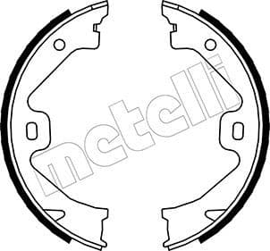 Set saboti frana, frana de mana METELLI 53-0369