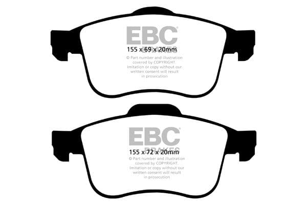 set placute frana,frana disc EBC Brakes DP42090R