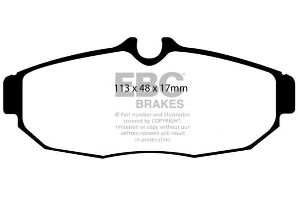set placute frana,frana disc EBC Brakes DP41741R