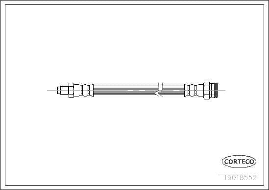 Furtun frana CORTECO 19018552
