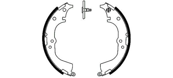 Set saboti frana TEXTAR 91050900