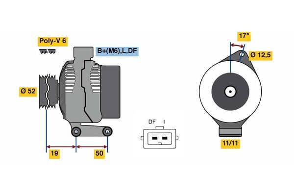 Generator / Alternator BOSCH 0 986 080 230