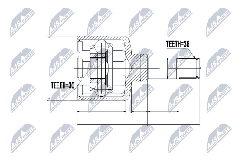 Set articulatie, planetara NTY NPW-FR-044