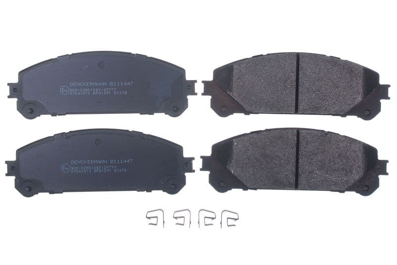 set placute frana,frana disc DENCKERMANN B111447