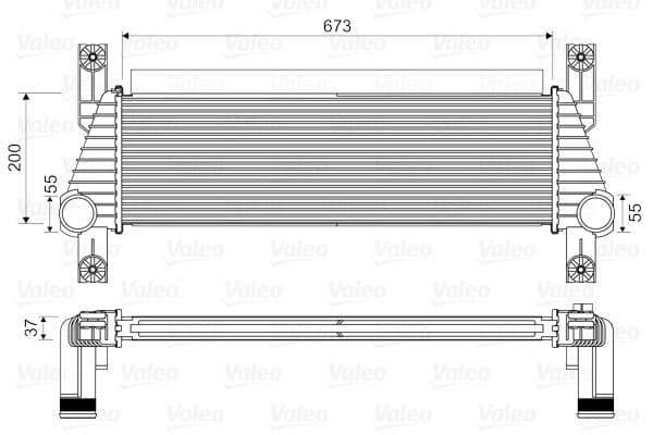 Intercooler, compresor VALEO 818352