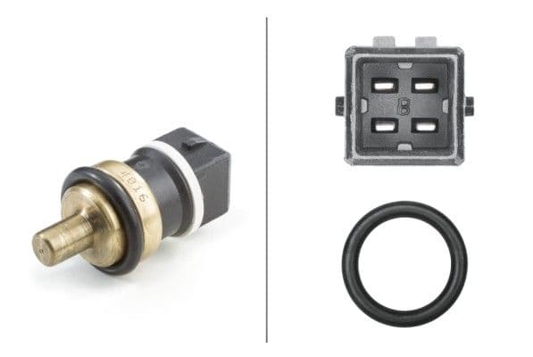senzor,temperatura lichid de racire HELLA 6PT 358 058-201