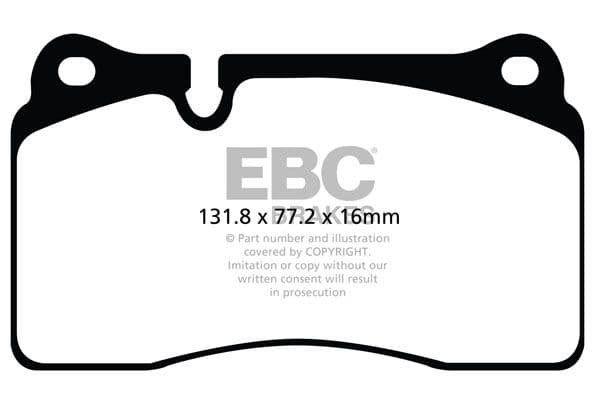 set placute frana,frana disc EBC Brakes DP42070R