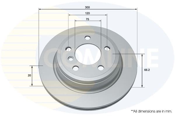 Disc frana COMLINE ADC1776V