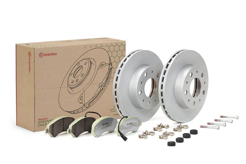 Set frana, frana disc BREMBO BEYOND LINE - Greenance KT 10 048