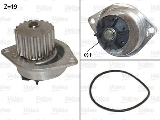 Pompă de apă, răcire motor VALEO 506595