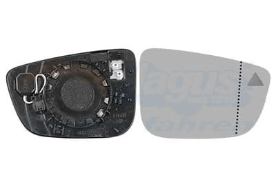 Sticla oglinda, oglinda retrovizoare exterioara VAN WEZEL * HAGUS * 0593836