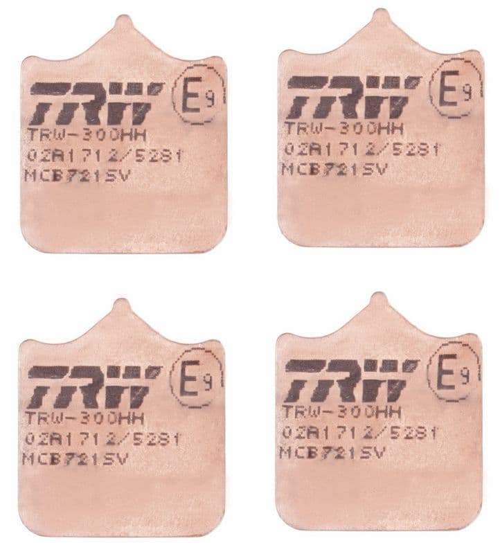 set placute frana,frana disc TRW Sinter Street MCB721SV