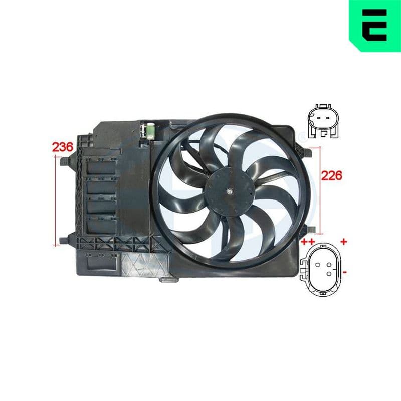 Ventilator, radiator ERA 352015