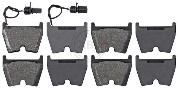 set placute frana,frana disc ABS 37367