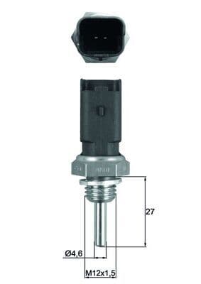 senzor,temperatura lichid de racire MAHLE BEHR TSE 25