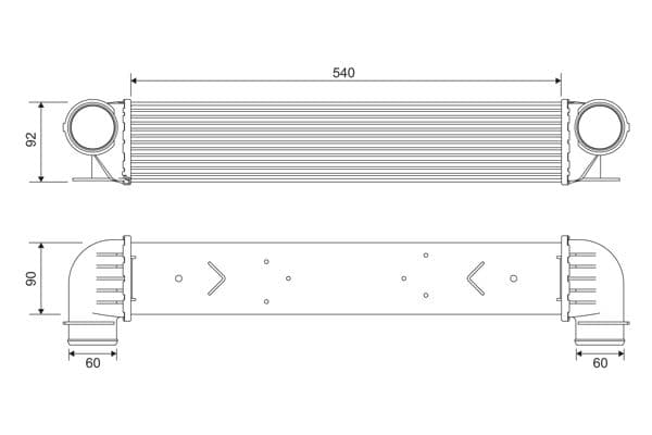 Intercooler, compresor VALEO 817877