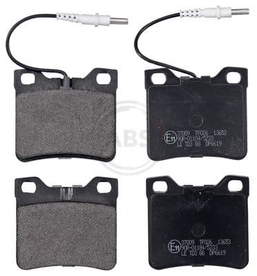 set placute frana,frana disc ABS 37009