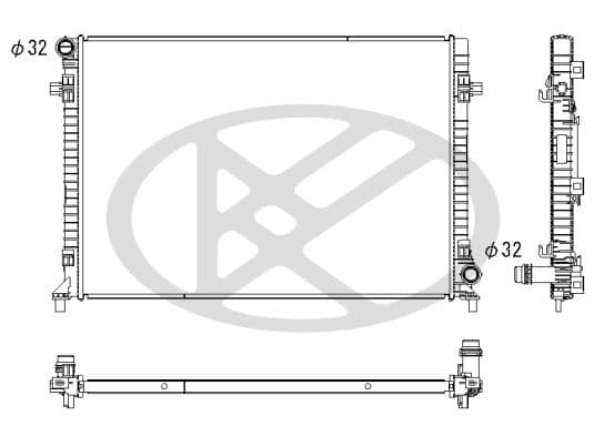 Radiator, racire motor KOYORAD PL453530