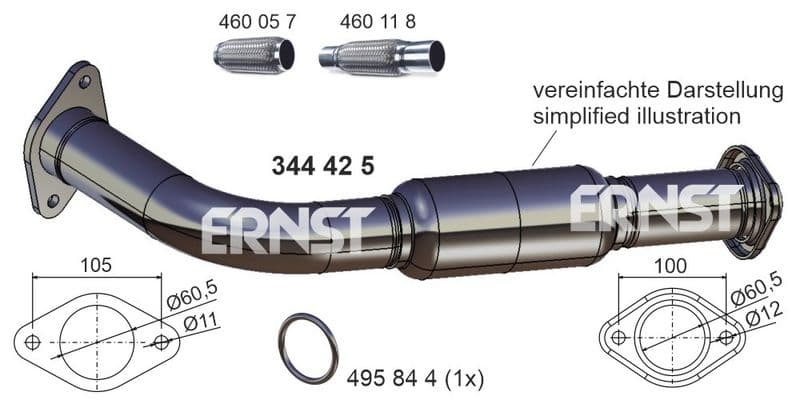 Racord evacuare ERNST 344425