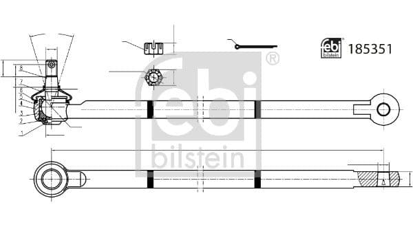 Bieleta, directie FEBI BILSTEIN 185351