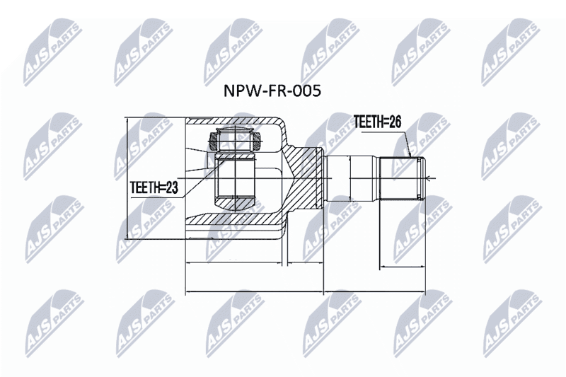 Set articulatie, planetara NTY NPW-FR-005