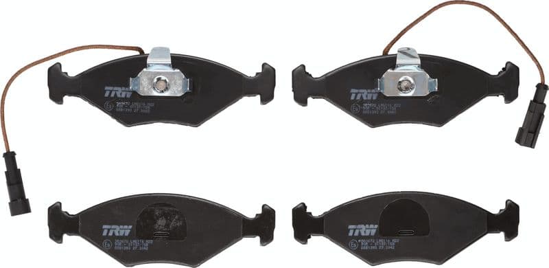 set placute frana,frana disc TRW GDB1393