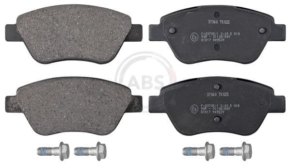 set placute frana,frana disc ABS 37360