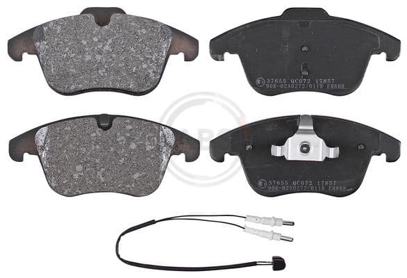 set placute frana,frana disc ABS 37655