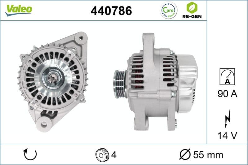 Generator / Alternator VALEO RE-GEN REMANUFACTURED 440786