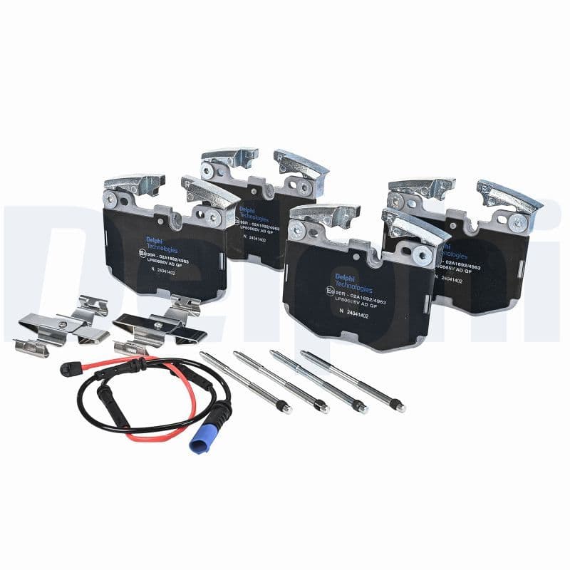 set placute frana,frana disc DELPHI LP5066EV