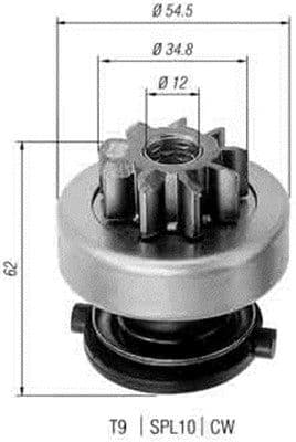 Pinion electromotor MAGNETI MARELLI 940113020271