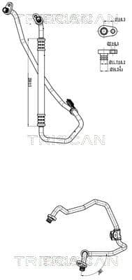 conducta presiune variabila,aer conditionat TRISCAN 9010 28017