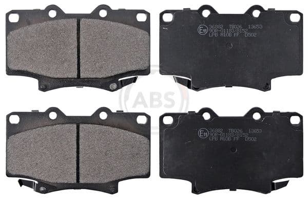 set placute frana,frana disc ABS 36882