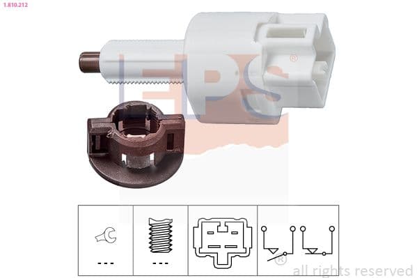 Comutator lumini frana EPS Made in Italy - OE Equivalent 1.810.212