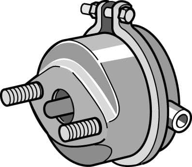 Cilindru receptor frana cu membrana KNORR-BREMSE II38466F